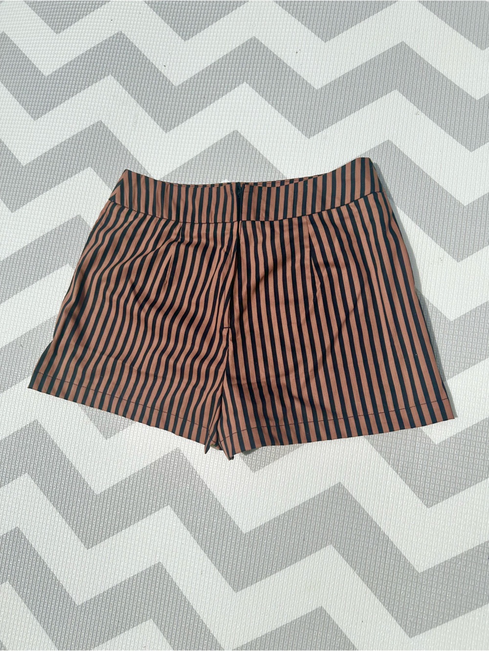 Striped High-Waist Women's Shorts